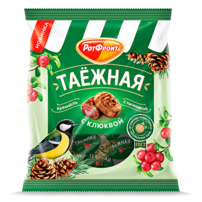 Карамель Таежная с клюквой 150г - Невские&nbsp;Звезды