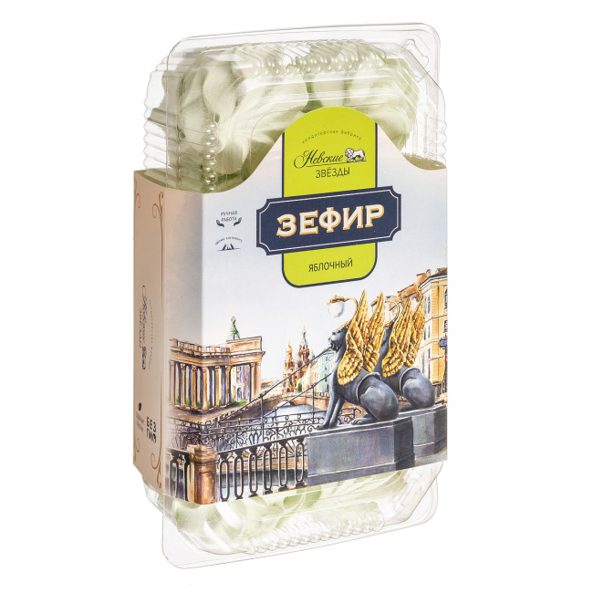 Зефир Невские&nbsp;Звёзды со вкусом яблока 300гр - Невские&nbsp;Звезды