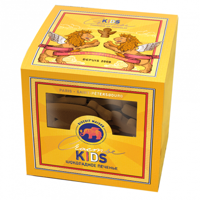 Набор шоколадного печенья Счастье kids, 90 г - Невские&nbsp;Звезды